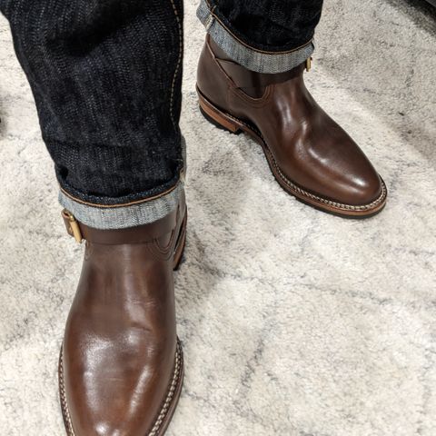 Viberg Engineer in Horween Brown Chromexcel Horsebutt