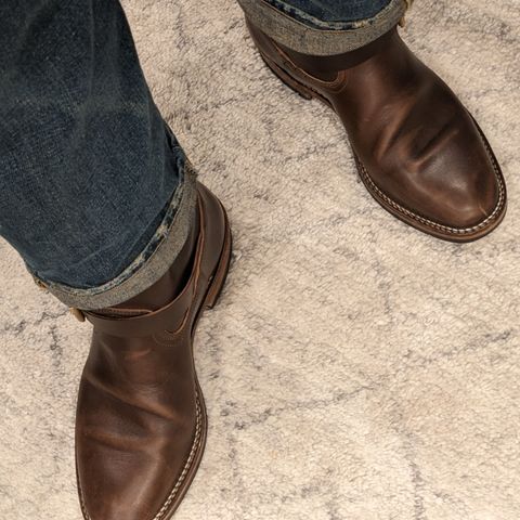 Viberg Engineer in Horween Brown Chromexcel Horsebutt