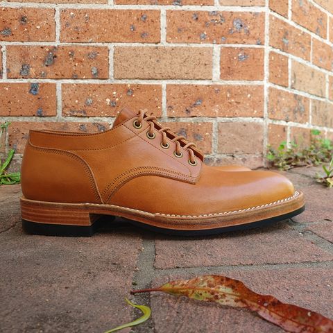 Onderhoud LVL01 Derby Boot in Tochigi Oil Vachetta #1 Light Brown