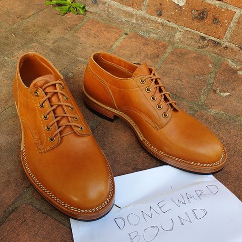 Onderhoud LVL01 Derby Boot in Tochigi Oil Vachetta #1 Light Brown