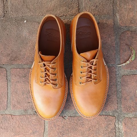 Onderhoud LVL01 Derby Boot in Tochigi Oil Vachetta #1 Light Brown