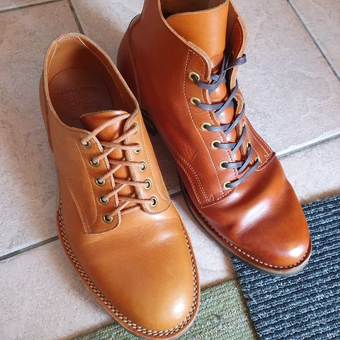 Onderhoud LVL01 Derby Boot in Tochigi Oil Vachetta #1 Light Brown