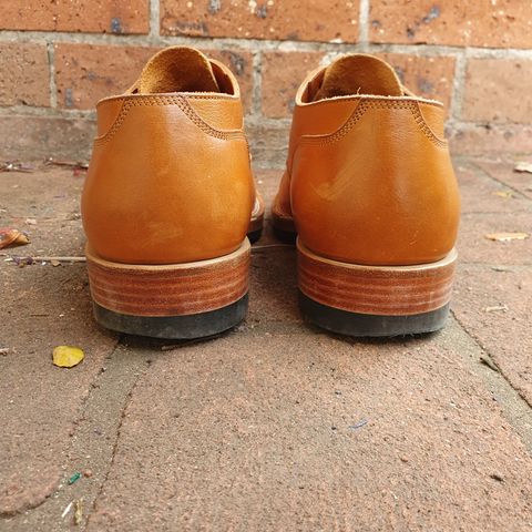 Onderhoud LVL01 Derby Boot in Tochigi Oil Vachetta #1 Light Brown
