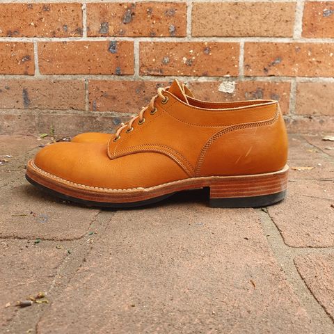 Onderhoud LVL01 Derby Boot in Tochigi Oil Vachetta #1 Light Brown