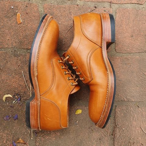 Onderhoud LVL01 Derby Boot in Tochigi Oil Vachetta #1 Light Brown