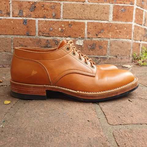 Onderhoud LVL01 Derby Boot in Tochigi Oil Vachetta #1 Light Brown