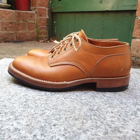 Onderhoud LVL01 Derby Boot in Tochigi Oil Vachetta #1 Light Brown