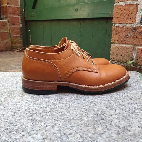 Onderhoud LVL01 Derby Boot in Tochigi Oil Vachetta #1 Light Brown