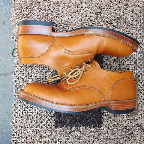 Onderhoud LVL01 Derby Boot in Tochigi Oil Vachetta #1 Light Brown