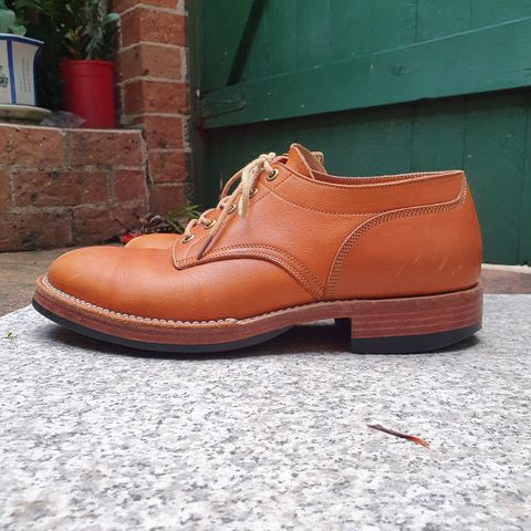 Onderhoud LVL01 Derby Boot in Tochigi Oil Vachetta #1 Light Brown