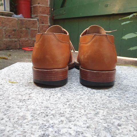 Onderhoud LVL01 Derby Boot in Tochigi Oil Vachetta #1 Light Brown