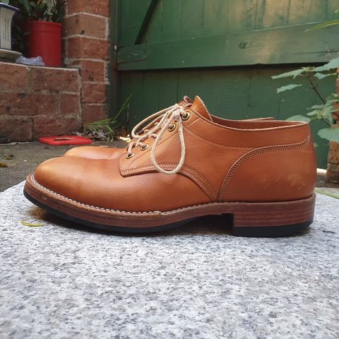 Onderhoud LVL01 Derby Boot in Tochigi Oil Vachetta #1 Light Brown