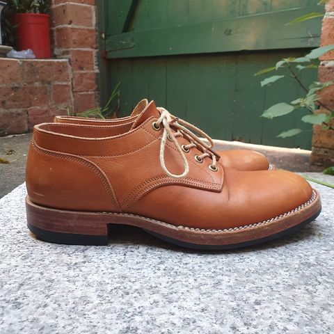 Onderhoud LVL01 Derby Boot in Tochigi Oil Vachetta #1 Light Brown