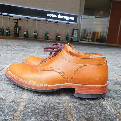 Onderhoud LVL01 Derby Boot in Tochigi Oil Vachetta #1 Light Brown