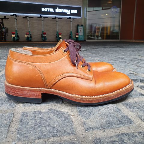 Onderhoud LVL01 Derby Boot in Tochigi Oil Vachetta #1 Light Brown