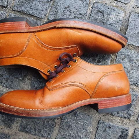 Onderhoud LVL01 Derby Boot in Tochigi Oil Vachetta #1 Light Brown