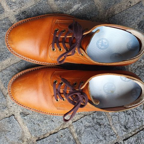 Onderhoud LVL01 Derby Boot in Tochigi Oil Vachetta #1 Light Brown