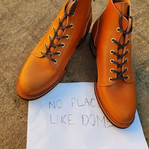 Jack & White Brothers Letterman ZERO in Light Brown Oil Wax Steerhide