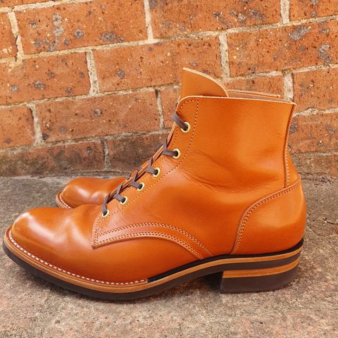 Jack & White Brothers Letterman ZERO in Light Brown Oil Wax Steerhide