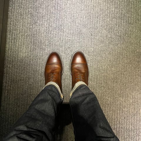 Crockett & Jones Coniston in Dark Brown Scotch Grain