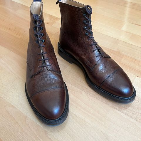 Crockett & Jones Coniston in Dark Brown Scotch Grain