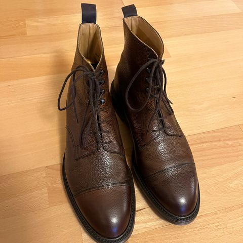 Crockett & Jones Coniston in Dark Brown Scotch Grain