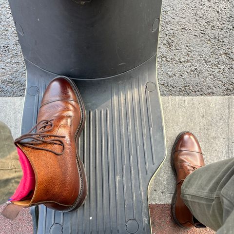 Crockett & Jones Coniston in Dark Brown Scotch Grain
