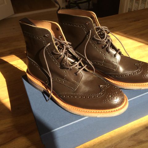 Tricker's Stow Country Boot in Cafe Burnished Calf