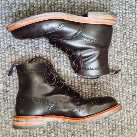 Tricker's Stow Country Boot in Cafe Burnished Calf