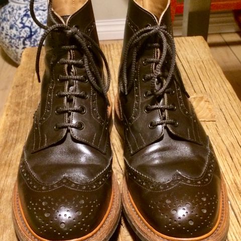 Tricker's Stow Country Boot in Cafe Burnished Calf