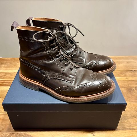 Tricker's Stow Country Boot in Cafe Burnished Calf