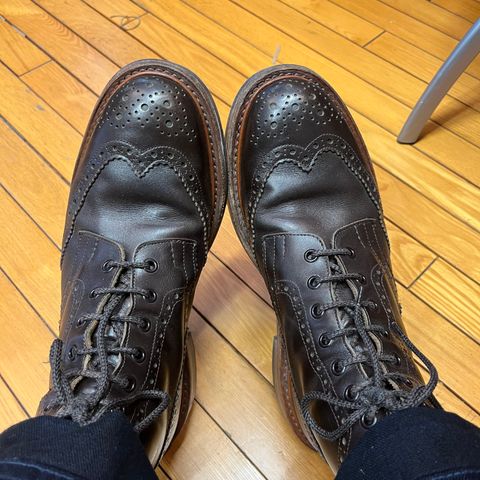 Tricker's Stow Country Boot in Cafe Burnished Calf