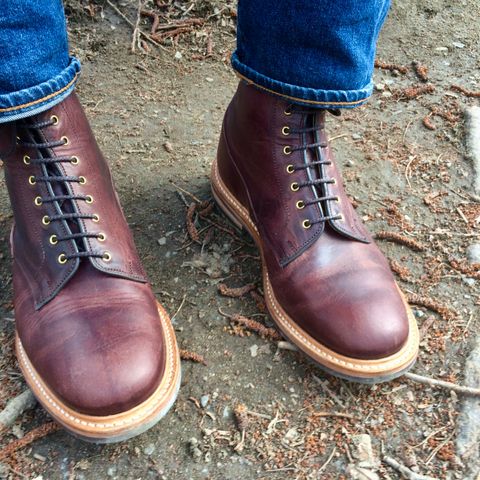Tricker's Tramping Boot in Horween Color 8 Dublin
