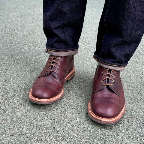 Tricker's Tramping Boot in Horween Color 8 Dublin