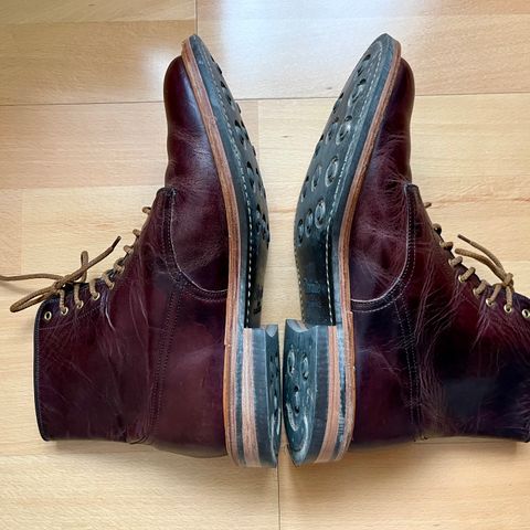 View photo of Tricker's Tramping Boot in Horween Color 8 Dublin