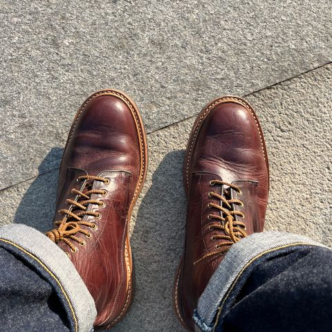 View photo of Tricker's Tramping Boot in Horween Color 8 Dublin