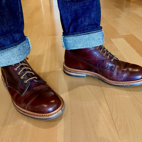 View photo of Tricker's Tramping Boot in Horween Color 8 Dublin