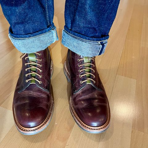 Tricker's Tramping Boot in Horween Color 8 Dublin