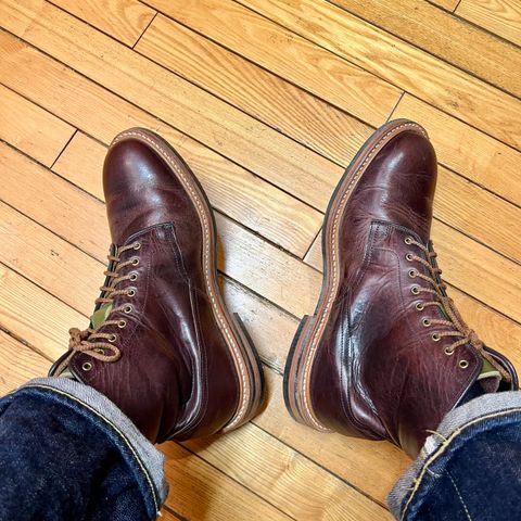 Tricker's Tramping Boot in Horween Color 8 Dublin