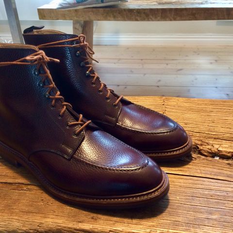 Crockett & Jones Galway 2 in Dark Brown Scotch Grain
