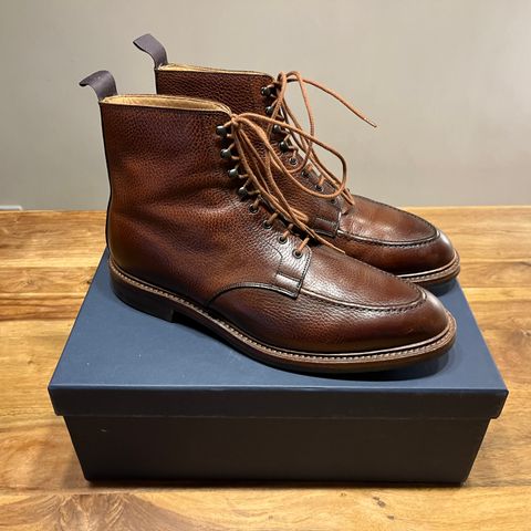 Crockett & Jones Galway 2 in Dark Brown Scotch Grain
