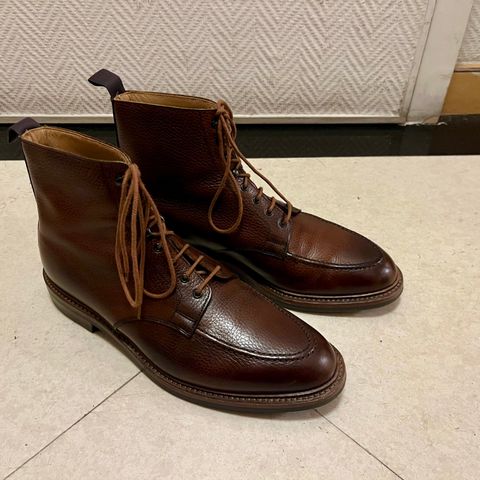 Crockett & Jones Galway 2 in Dark Brown Scotch Grain