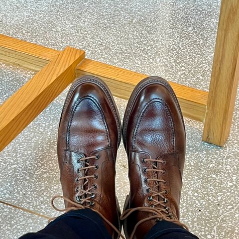 Crockett & Jones Galway 2 in Dark Brown Scotch Grain