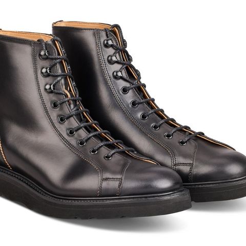 Tricker's Ethan Monkey Boot in Horween Black Chromexcel