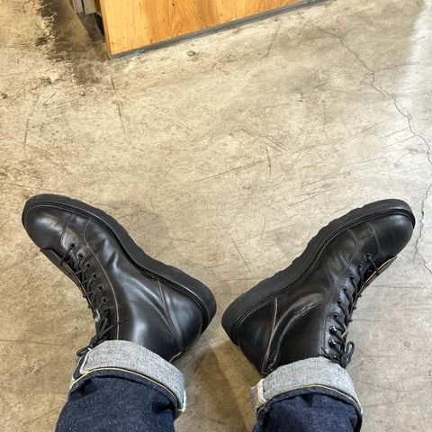 Tricker's Ethan Monkey Boot in Horween Black Chromexcel