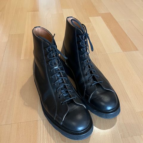 Tricker's Ethan Monkey Boot in Horween Black Chromexcel