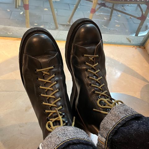 Tricker's Ethan Monkey Boot in Horween Black Chromexcel