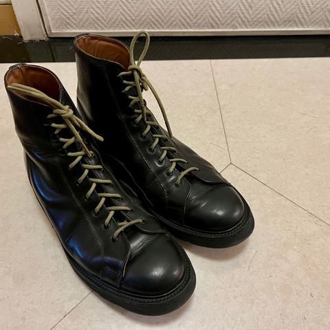 Tricker's Ethan Monkey Boot in Horween Black Chromexcel