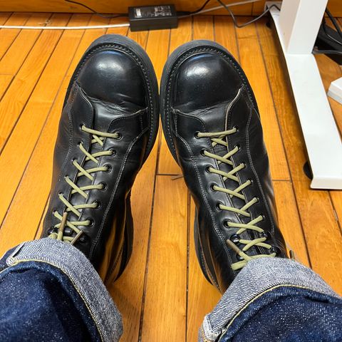 Tricker's Ethan Monkey Boot in Horween Black Chromexcel