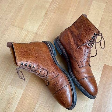 Crockett & Jones Coniston in Tan Scotch Grain